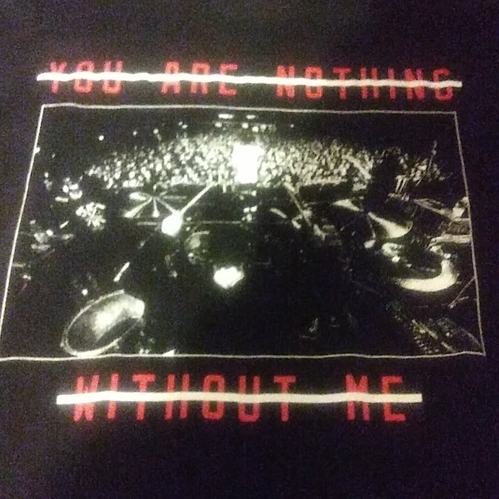 EMMURE "YOU ARE NOTHING W/O ME" TSHIRT SIZE XL